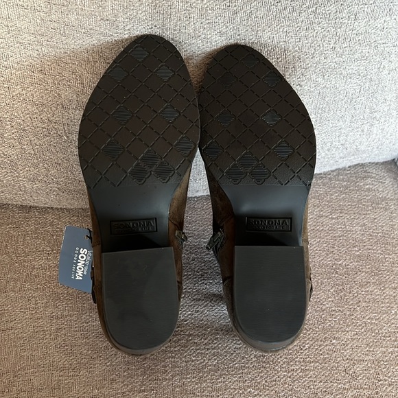 NWT Sonoma Ankle Boots Olive Green - Picture 8 of 10